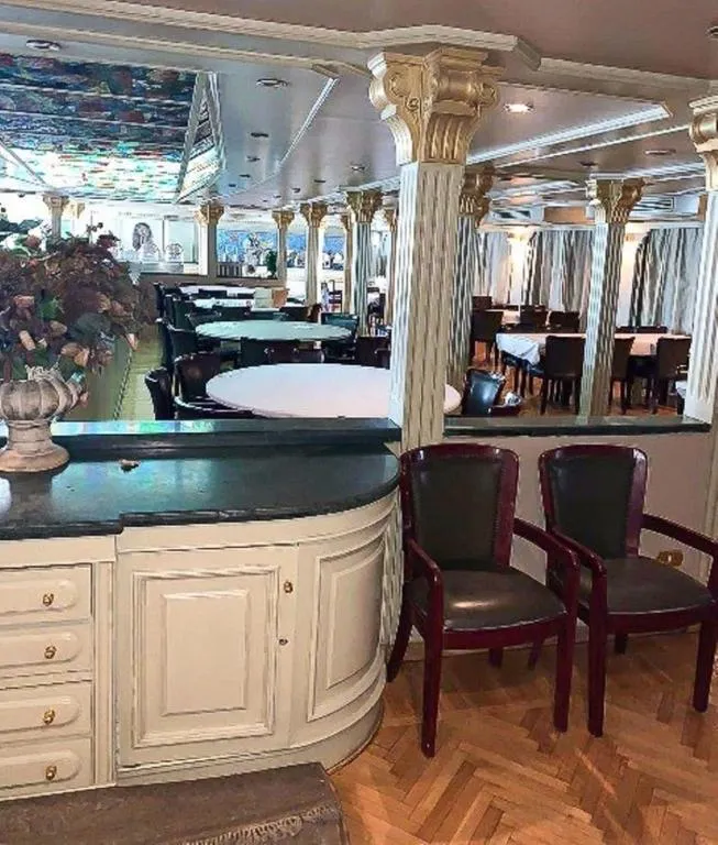 Restaurant aboard the MS King Tut I Nile Cruise Nile cruise